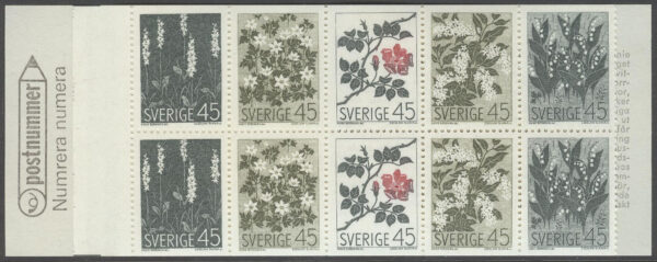 Sverige - F H 205 Bd Vildblommor, kpl **