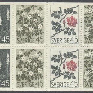 Sverige – F H 205 Be cyls 1 Vildblommor, kpl **