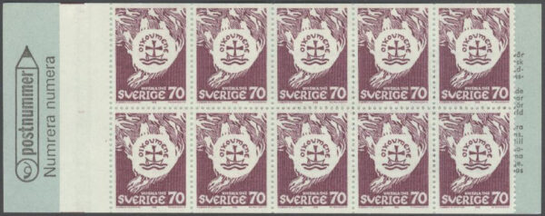 Sverige - F H 207 Kyrkornas världsråd 1968, kpl **