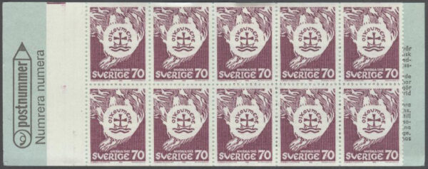 Sverige - F H 207 RT Kyrkornas världsråd 1968, kpl **