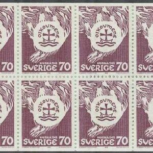 Sverige – F H 207 cyls 1 Kyrkornas världsråd 1968, kpl **