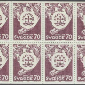 Sverige – F H 207 cyls 2 Kyrkornas världsråd 1968, kpl **