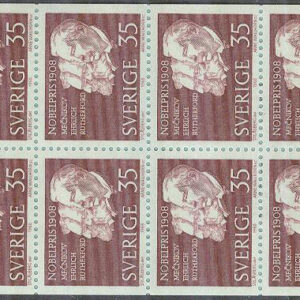 Sverige – F H 215 RT Nobelpristagare 1908, kpl **