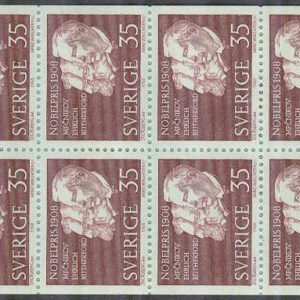 Sverige – F H 215 cyls 1 Nobelpristagare 1908, kpl **