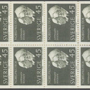 Sverige – F H 216 A Nobelpristagare 1908, kpl **