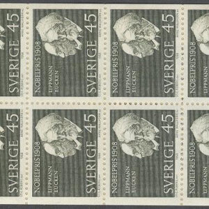 Sverige – F H 216 A kn +2,5 Nobelpristagare 1908, kpl **