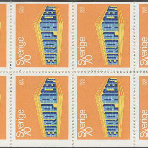 Sverige – F H 222 A kn +2 G2 vänster Europa CEPT 1969, kpl **