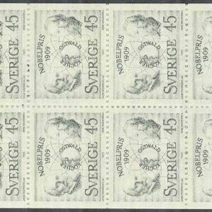 Sverige – F H 229 B cyls 2 Nobelpristagare 1909, kpl **