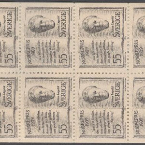 Sverige – F H 230 kn 2,5+ Nobelpristagare 1909, kpl **