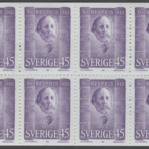 Sverige – F H 239 B Nobelpristagare 1910, kpl **