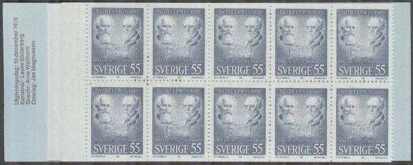 Sverige - F H 240 RT Nobelpristagare 1910, kpl **