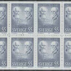 Sverige – F H 240 cyls 1 Nobelpristagare 1910, kpl **