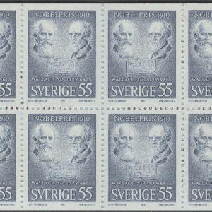 Sverige – F H 240 cyls 2 Nobelpristagare 1910, kpl **