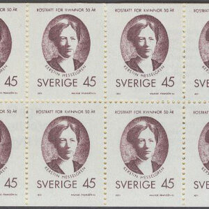 Sverige – F H 241 cyls 2 Rösträtt för kvinnor 50 år, kpl **