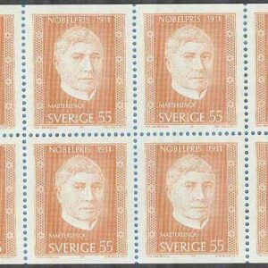 Sverige – F H 251 A RT 8×2 Nobelpristagare 1911, kpl **