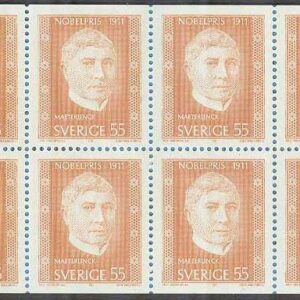 Sverige – F H 251 A cyls 2 Nobelpristagare 1911, kpl **