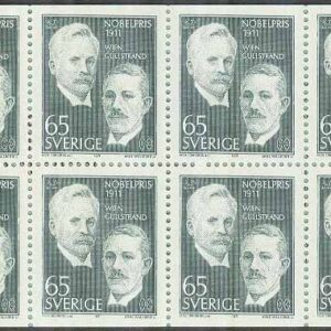Sverige – F H 252 cyls 2 Nobelpris 1911, kpl **