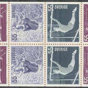 Sverige – F H 253 cyls 2 Idrottsflickor, kpl **