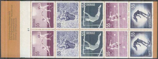 Sverige - F H 253 cyls 2 Idrottsflickor, kpl **