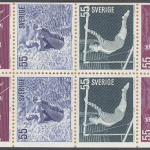 Sverige – F H 253 kn Idrottsflickor, kpl **