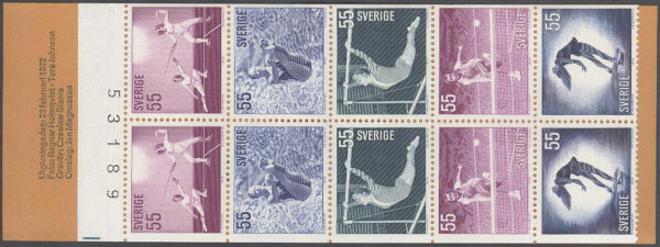 Sverige - F H 253 kn Idrottsflickor, kpl **