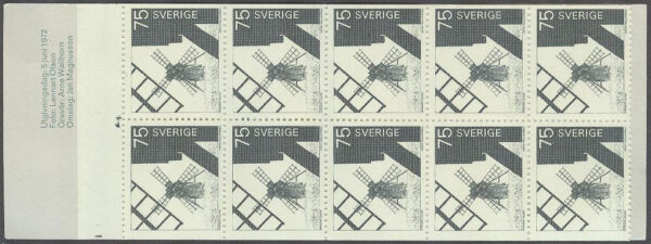 Sverige - F H 258 A1b cyls 1 Öländsk Väderkvarn, kpl **