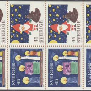 Sverige – F H 261 A i Julfrimärken 1972, kpl **