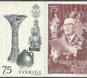 Sverige – F H 262 cyls 1 Gustaf VI Adolf 90 år, kpl **