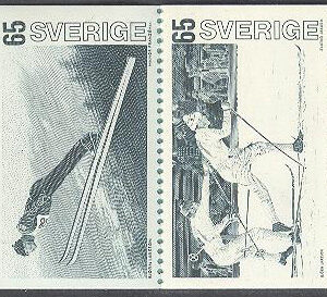 Sverige – F H 272 Vintersport på Skidor, kpl **