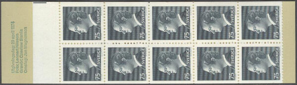 Sverige - F H 275 A Carl XVI Gustaf, typ I, kpl **