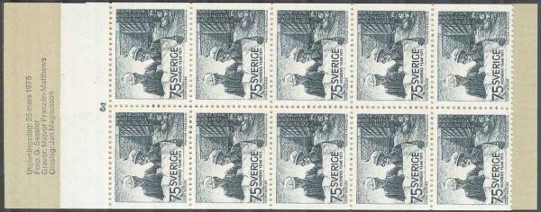 Sverige - F H 280 cyls 2 Internationella Kvinnoåret 1975, kpl **