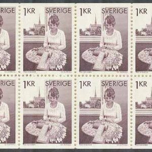 Sverige – F H 289 A RT Knypplerska, kpl **