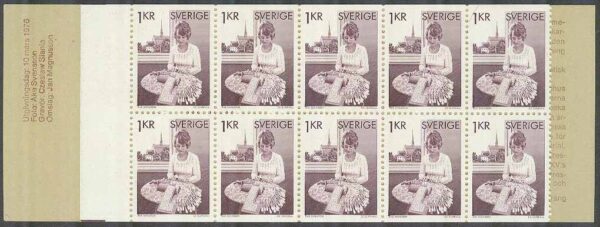 Sverige - F H 289 A RT Knypplerska, kpl **