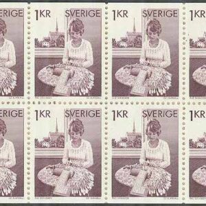 Sverige – F H 289 B Knypplerska, kpl **