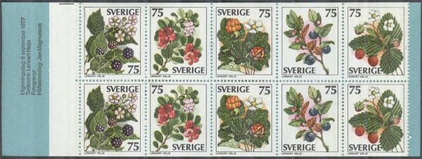Sverige - F H 301 D:1 RT Vilda bär, kpl **