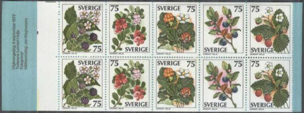 Sverige - F H 301 D:1 f Vilda bär, kpl **