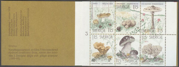 Sverige - F H 310 BI cyls 2 Svampar, kpl **