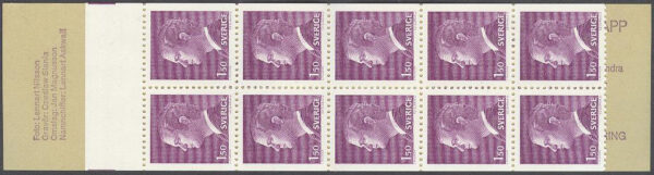 Sverige - F H 323 A Carl XVI Gustaf, typ I, kpl **