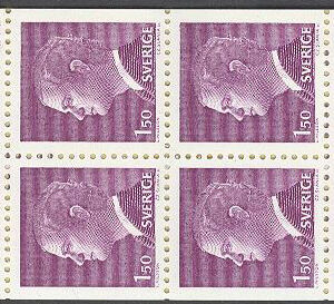 Sverige – F H 323 B Carl XVI Gustaf, typ I, kpl **