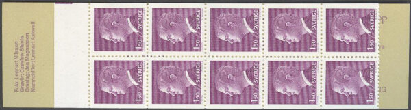Sverige - F H 323 B Carl XVI Gustaf, typ I, kpl **