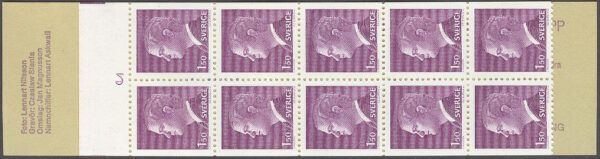 Sverige - F H 323 B cyls 2 Carl XVI Gustaf, typ I, kpl **