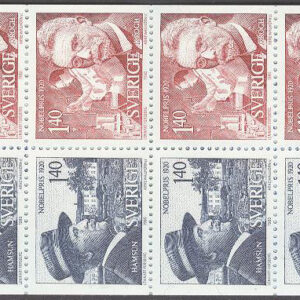 Sverige – F H 326 Nobelpris 1920, kpl **