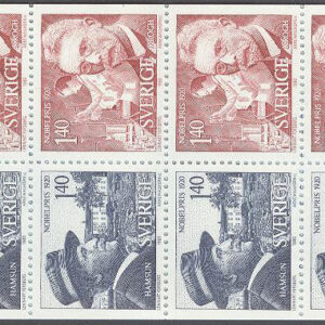 Sverige – F H 326 cyls 1 Nobelpris 1920, kpl **