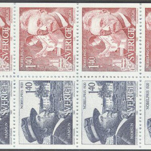 Sverige – F H 326 cyls 2 Nobelpris 1920, kpl **