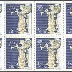 Sverige – F H 328 All cyls 1 Julpost 1980, kpl **