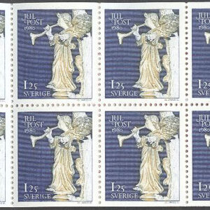 Sverige – F H 328 All cyls 2 Julpost 1980, kpl **