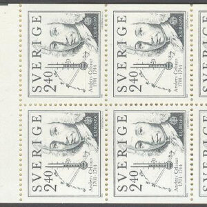 Sverige – F H 336 Europa CEPT 1982 Anders Celsius, kpl **