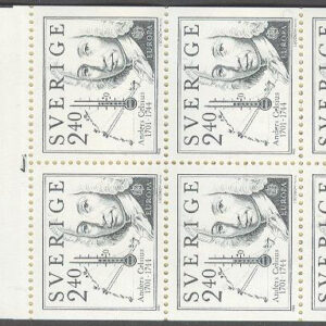 Sverige – F H 336 cyls 1 Europa CEPT 1982 Anders Celsius, kpl **