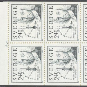Sverige – F H 336 cyls 2 Europa CEPT 1982 Anders Celsius, kpl **