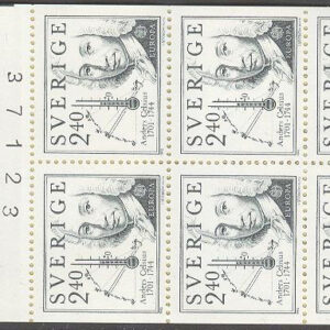 Sverige – F H 336 kn Europa CEPT 1982 Anders Celsius, kpl **
